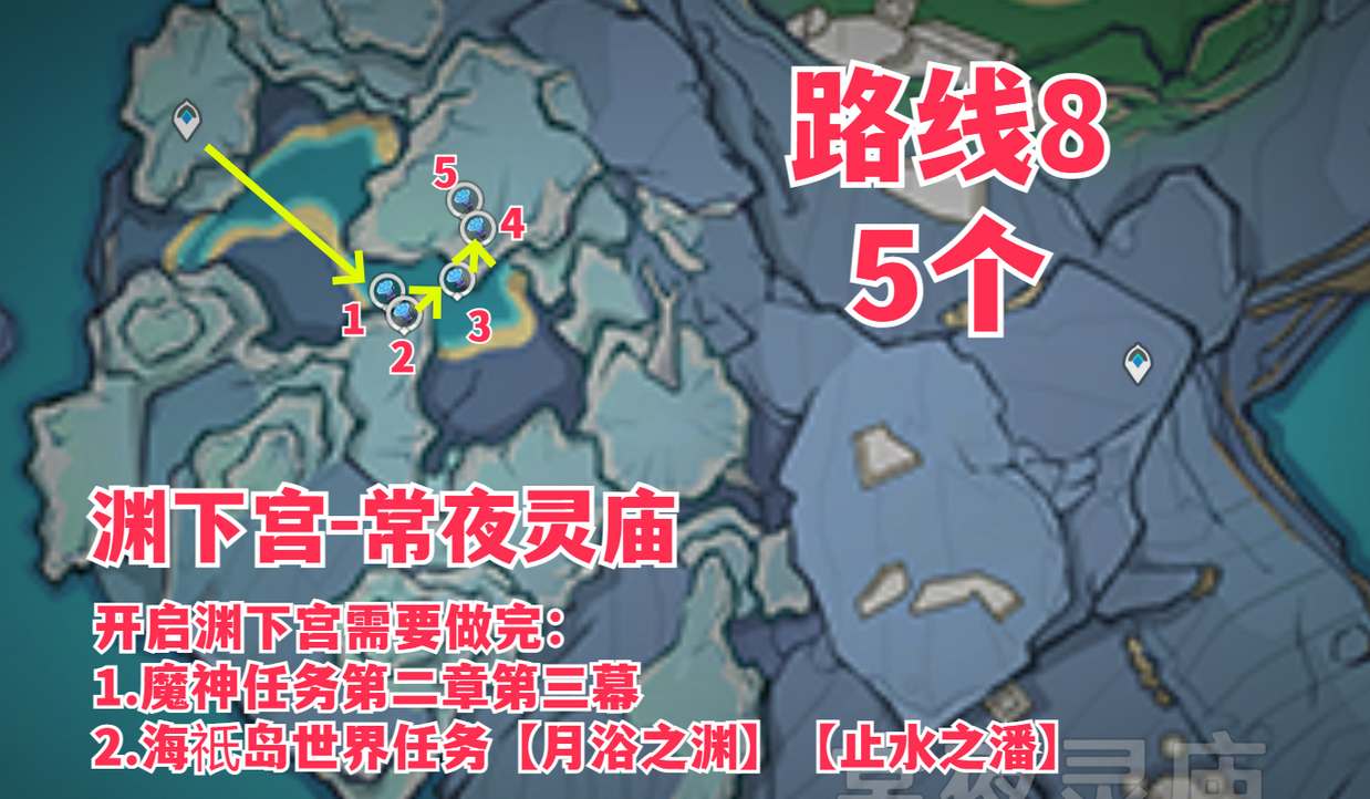 原神海灵芝高效采集路线分享