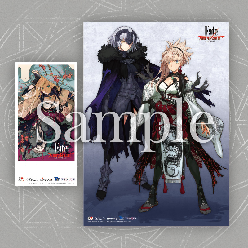 《Fate/Samurai Remnant》官方更新各销售平台特典图