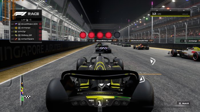 《F1 23》DLSS 2“极限画质模式”对比“原生4K+TAA”截图