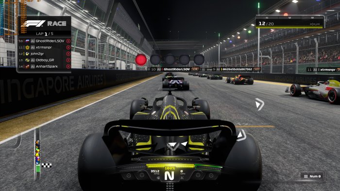 《F1 23》DLSS 2“极限画质模式”对比“原生4K+TAA”截图