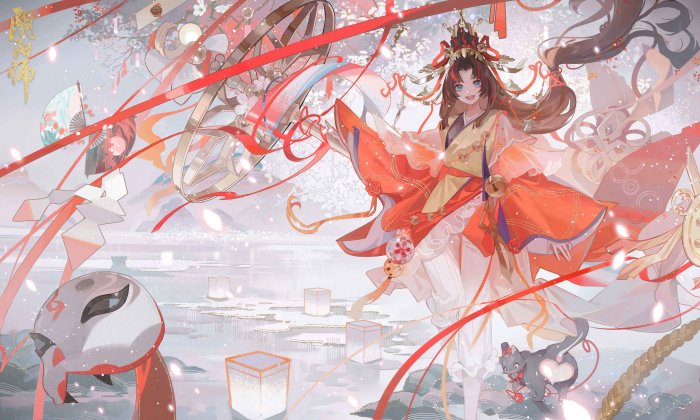 《阴阳师》纺愿缘结神概念片公开 樱花妖新皮肤7月26日同步上线！