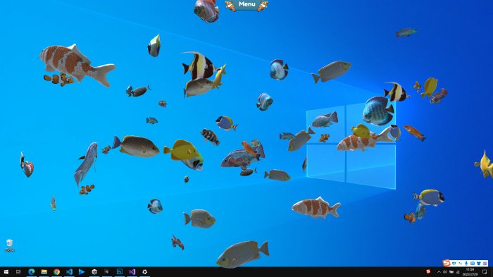 桌面养鱼游戏《Fish on the desktop》Steam页面上线