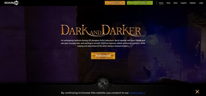 多人生存地牢逃杀游戏《Dark and Darker》开启EA但未回归Steam