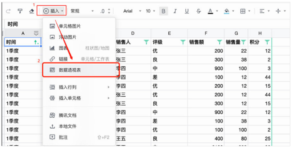 腾讯文档的数据透视表是做啥的啊