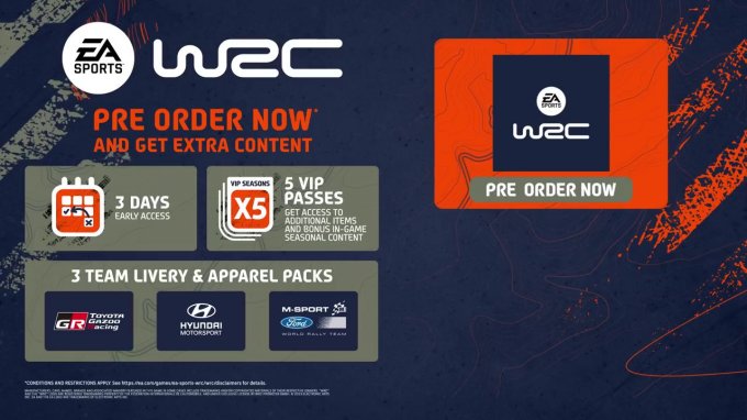 赛车模拟游戏《EA Sports WRC》发布新预告 游戏售价228元