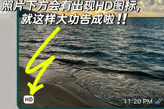 WhatsApp怎么发高清HD图片