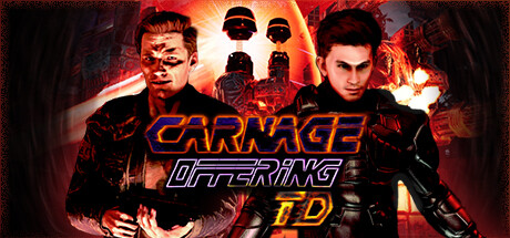 《CARNAGE OFFERING》steam发售 SF塔防好评游戏