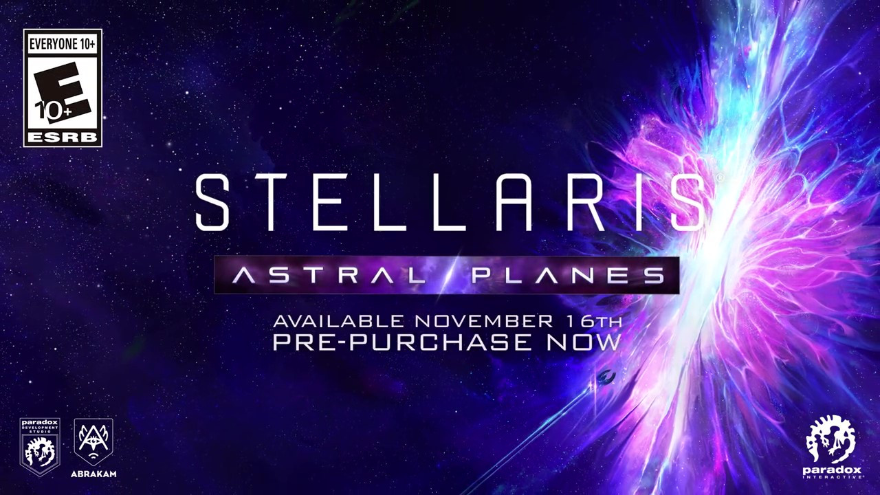 《群星》DLC“Astral Planes”发售日预告 11月16日发售