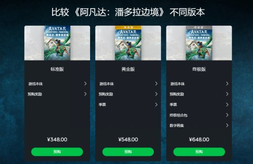 《阿凡达：潘多拉边境》各平台解锁和预载时间公布