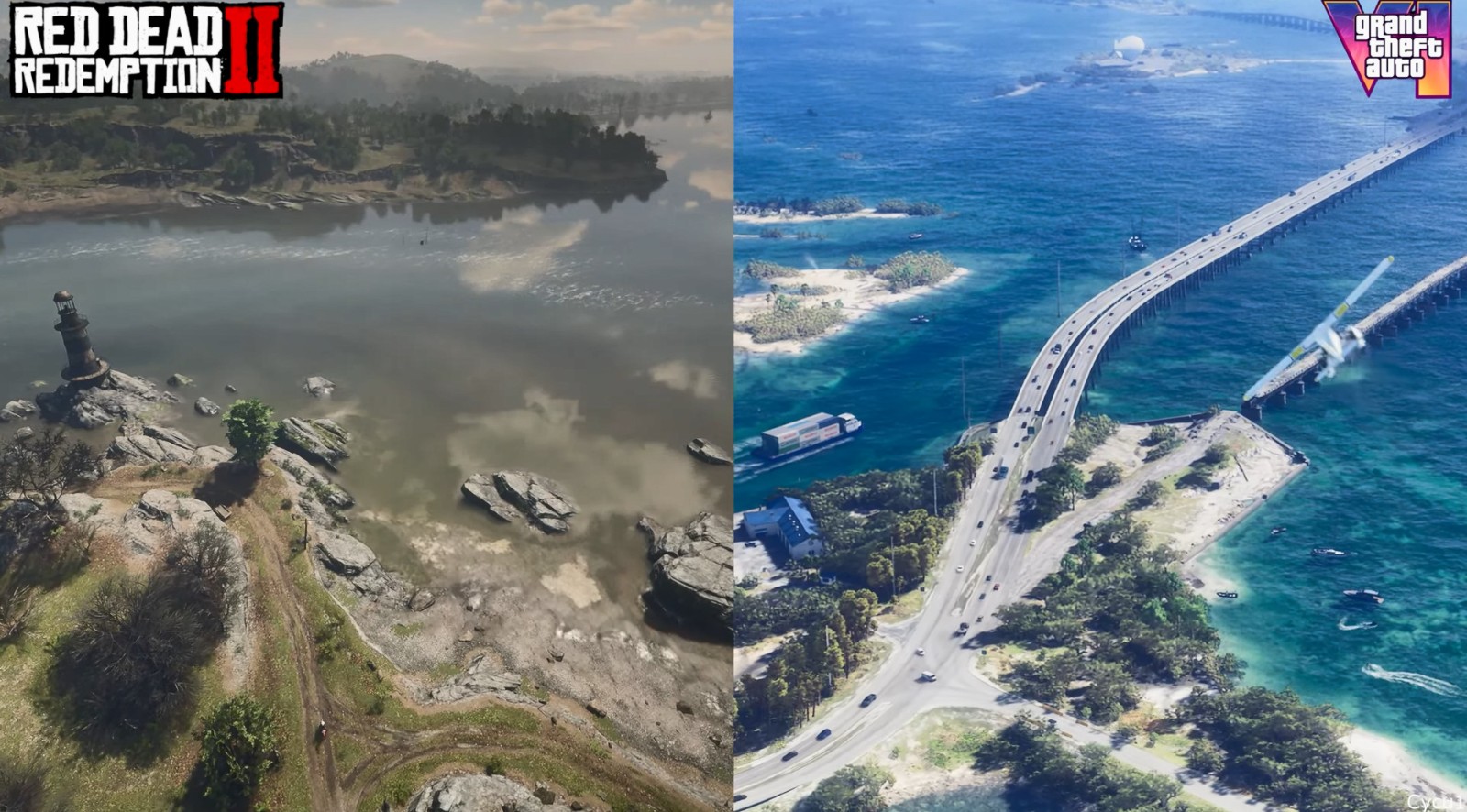 R星有史以来最美的游戏？《GTA6》和《荒野大镖客2》画面对比