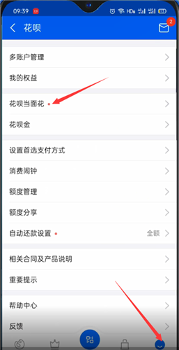 花呗当面花额度怎么看不到了