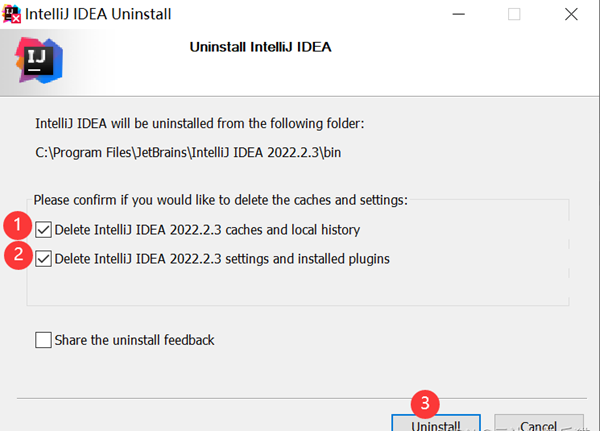 intellij idea怎么卸载