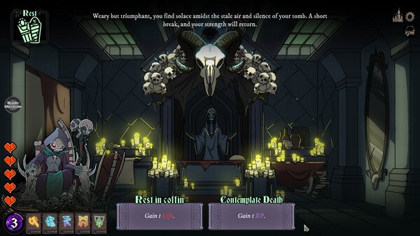 暗黑风肉鸽元素自走棋新游《Throne of Bone》Steam开启抢测