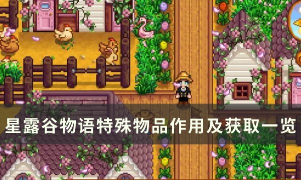 《星露谷物语》特殊物品有哪些 特殊物品作用及获取一览