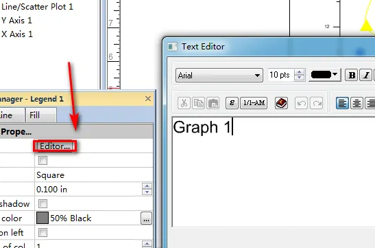 graphpad怎么添加图例标注
