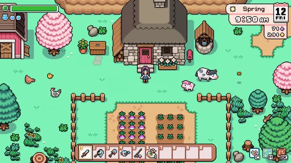 农场模拟《Fields of Mistria》8月6日登陆Steam抢先体验