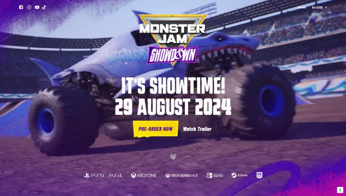 肌肉大脚车竞速游戏《Monster Jam Showdown》全新预告片公布