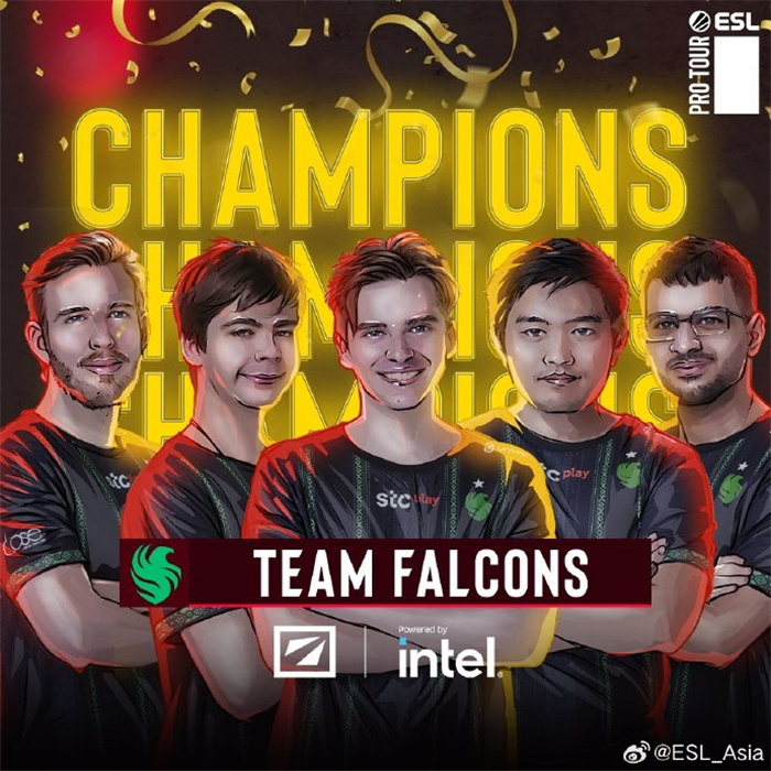 《DOTA2》梦幻联赛S23 Falcons 3:0 击败GG夺冠！