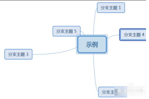 xmind思维导图怎么调节图框长度