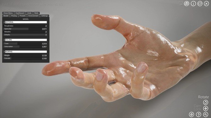 《HAELE 3D- Hand Poser Lite》上线Steam 首发8折