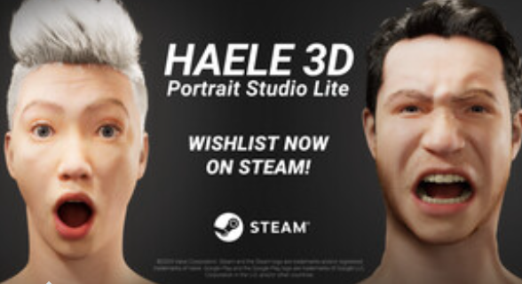 《HAELE 3D：肖像工作室》Steam试玩 专业脸部造型设计