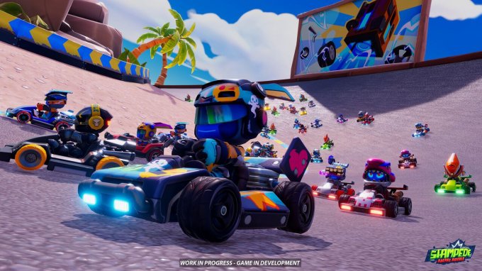 大逃杀赛车游戏《Stampede Racing Royale》免费登陆PC/Xbox