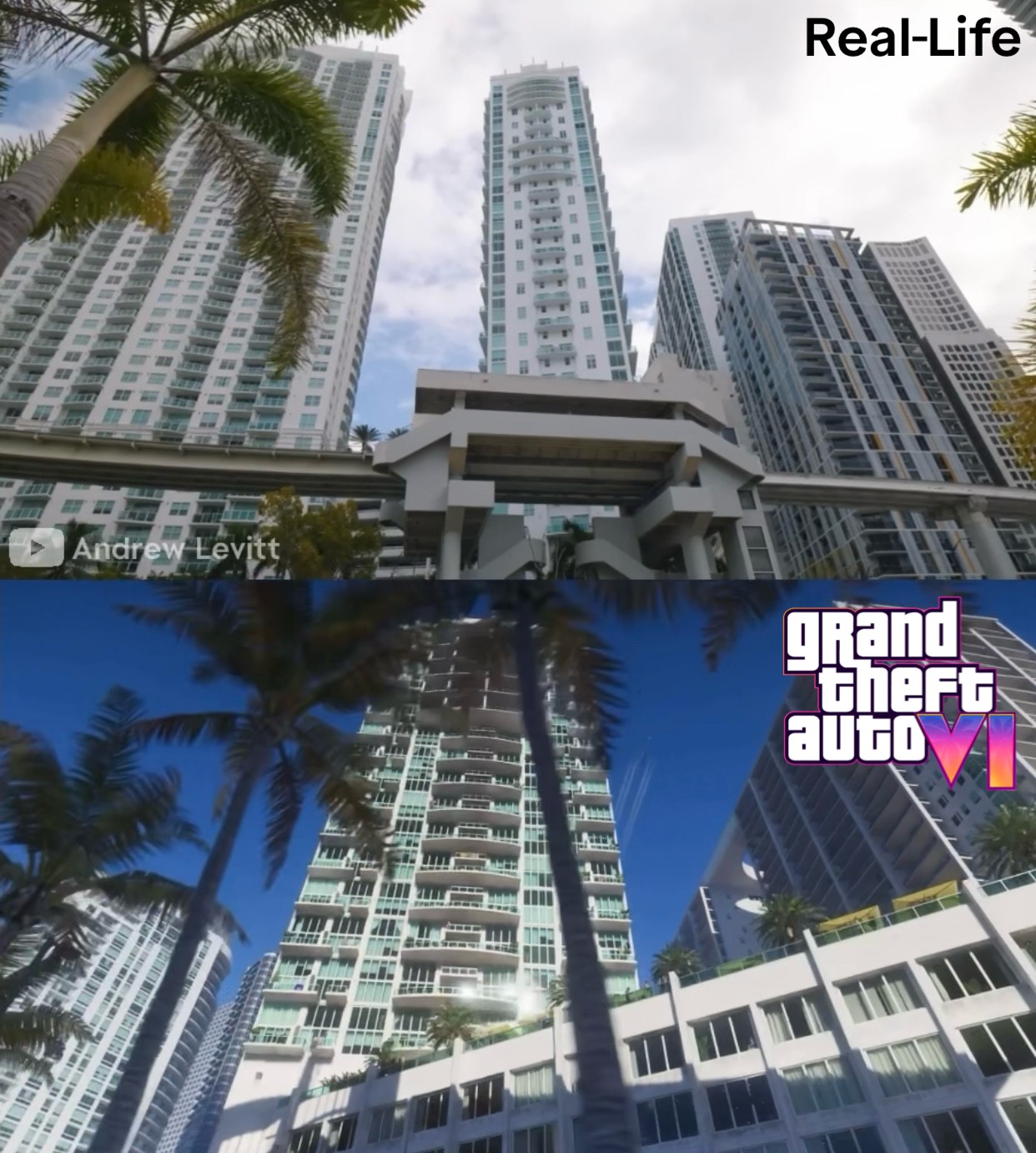 神还原，细节拉满！粉丝用现实场景复刻《GTA6》预告片